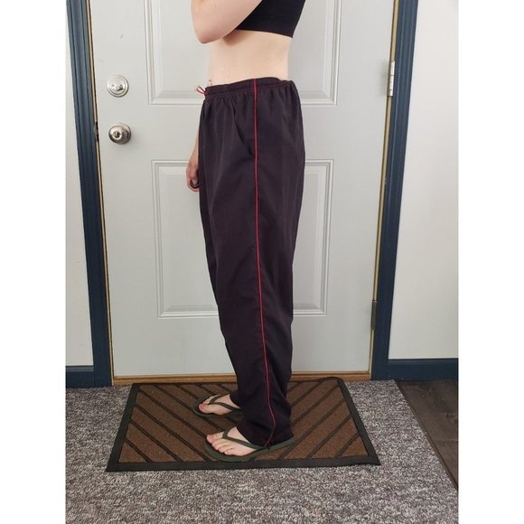 Y2K Black and Red Windpants - Picture 2 of 4